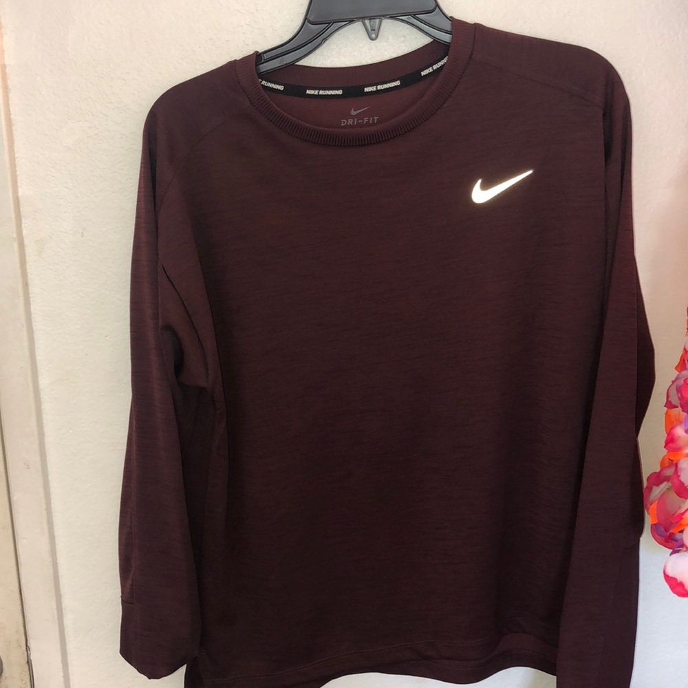 Nike Burgandy Top